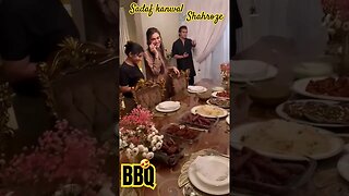 Sadaf Kanwal ♡ Shahroze | BBQ | 🍢😍 #sadafkanwal #shahrozsabzwari #shorts #tkdvidzpr #india