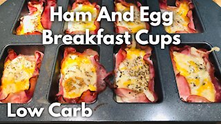 Ham And Egg Breakfast Cups - Low Carb