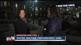 Winter weather preparedness week with the Office of Sustainability