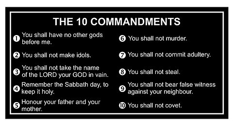 The 10 Commandments Part 6