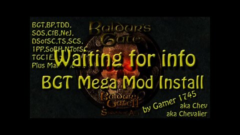 Let's Play Baldur's Gate Trilogy Mega Mod Part Info