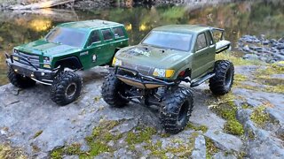 Axial SCX 10 and Redcat Gen 7 river bed