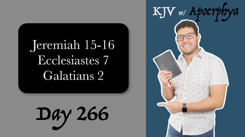 Day 266 - Bible in One Year KJV [2022]