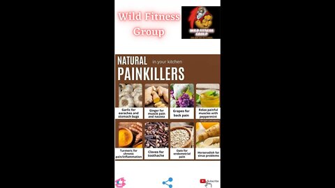 🔥Natural Painkillers in your kitchen🔥#fitness🔥#wildfitnessgroup🔥#shorts🔥