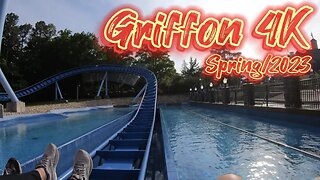 4K Griffon Roller Coaster - Busch Gardens - Williamsburg, VA - Spring/2023
