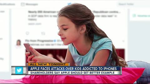 Apple investors urge action to curb child gadget addiction