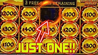 MASSIVE WIN!! $100 BETS on DRAGON LINK HAPPY & PROSPEROUS High Limit Slot Play