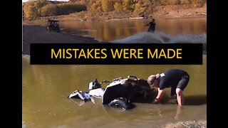 Water boarding, sinking atvs, mistakes were made.