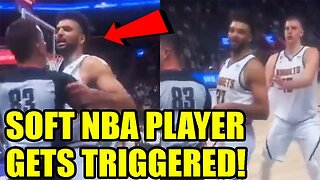 Another SOFT NBA player, Jamal Murray, gets TRIGGERED by heckling Pistons fan! Watch this!