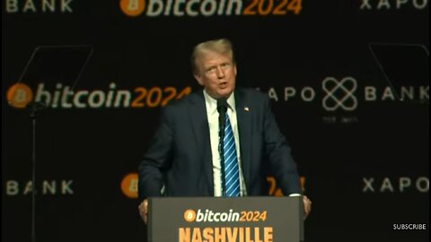 LIVE Donald Trump speaks at Bitcoin 2024 in Tennessee