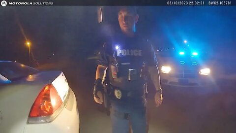 Stuttgart Arkansas PD Officer Hardin Bodycam DWI Traffic Stop August 10th 2023