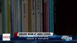 Sensory room for students at the Abbie School