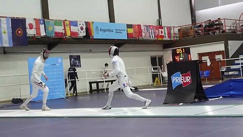 Epee Fencing - Duck to score! | Biro vs Cannone R