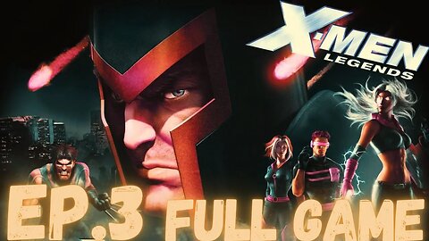 X-MEN LEGENDS Gameplay Walkthrough EP.3 - Juggernaut & Sentinels Flashback FULL GAME