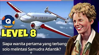 Ini dia wanita pertama yang terbang melintasi samudera atlantik | Quizzland level 8