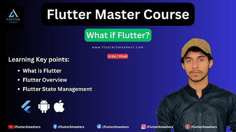 WHAT IS FLUTTER? | Flutter Overview | Flutter Master Course 2024 | Urdu-Hindi