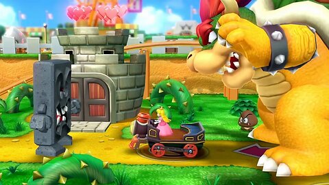 Bowser Party Mario Party 10 - Peach, Daisy, Rosalina, Yoshi - Mushroom Park 4K Resolution