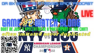 ⚾MLB A.L CHAMPIONSHIP SERIES GM#2 YANKEES VS ASTROS WATCH ALONG #ALCS