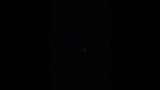 Flashing Light From Aircraft or UFO? What is it?