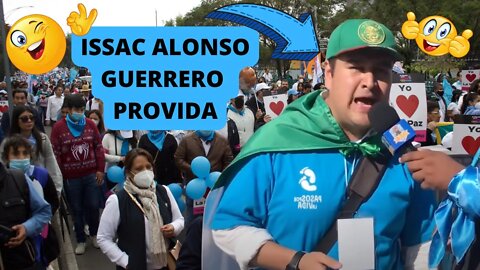 ISSAC ALONSO: GUERRERO PROVIDA #MujerYVida22 #marchavidamx #pasosporlavida #vivacristorey