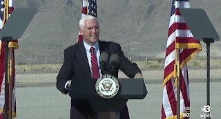 Vice President Mike Pence appears in Boulder City