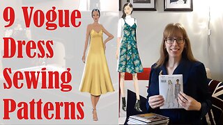 🧥👗 9 Vogue Dress Sewing Patterns 👗🧥 | BudgetSew #fridaysews #sewingpatterns #sewing