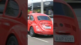 FUSCA VERMELHO LANTERNA ESPECIAL VOLKSWAGEN PRAÇA DO ATLÉTICO