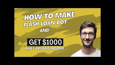 How to create passive income using flashloan MEV bot!