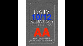 Daily Reflections – October 12 – Alcoholics Anonymous - Read Along