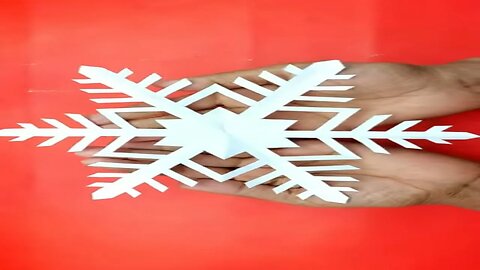 Paper Cutting Design ❄️ How to Make Paper a Snowflake ❄️ Easy Paper Crafts