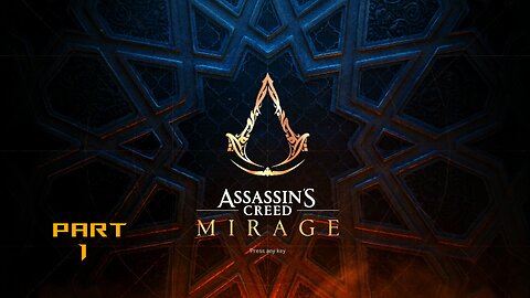 Assassins Creed Mirage Part 1 | The Path of the Assassin