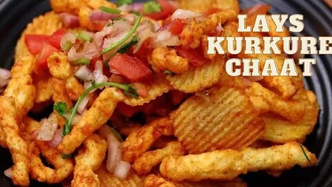 🔥 CRAZY Lays Kurkure Chaat Recipe: An Explosion of Flavors! 🌶️🥔😍 | Lays kurkure chaat recipe😋