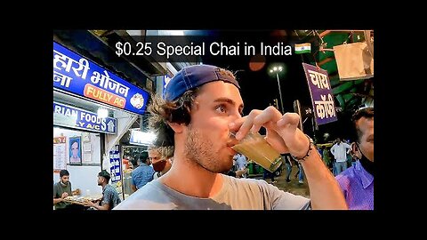 $0.25 Special Chai in India 🇮🇳