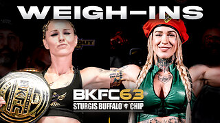 BKFC 63 STURGIS HART vs STARLING WEIGH IN
