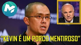 CZ o CEO da Binance Expoe As Mentiras de Kevin OLeary Ao Vivo