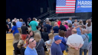 Kamala Harris can’t even fill a high school gym in DEEP BLUE Philly 🤣