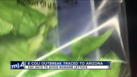 Romaine lettuce to blamed for E. coli outbreak in 11 states, CDC reports