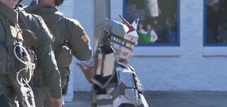 Florida boy becomes robot superhero