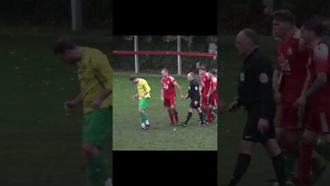 Referee Shows Red Card During Fiery Grassroots Football Derby | Derby Day | #shorts