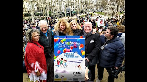 LYON 13.03.21 🎭 Carnaval Libert'Air : Carlo Brusa, Martine Wonner, Tal & Johanne Schaller, Chloé F.