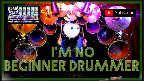 No Beginner Drummer 13/8 * Mirrored Kit Minute: Linear Squared * Larry London