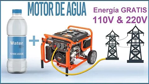 Transformo un generador eléctrico para funcionar con Agua - Motor de Agua - Motor de hidrógeno