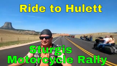 Ride to Hulett Wyoming during the Sturgis Motorcycle Rally