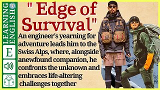 Learn English through Story ⭐ Level 3 – Edge of Survival – Graded Reader | WooEnglish #25