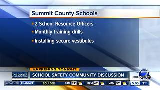 Summit Schools holding community meeting tonight on safety