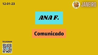 ANA F. Comunicado