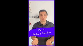 😮 How Protein Can Help Back Pain! Part 4 #shorts