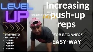 Increasing push-up reps for beginners