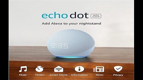 Alexa Amazon Echo Dot (5th Gen) with Alarm clock review