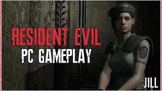 Resident Evil HD Remaster Jill Gameplay (PC)